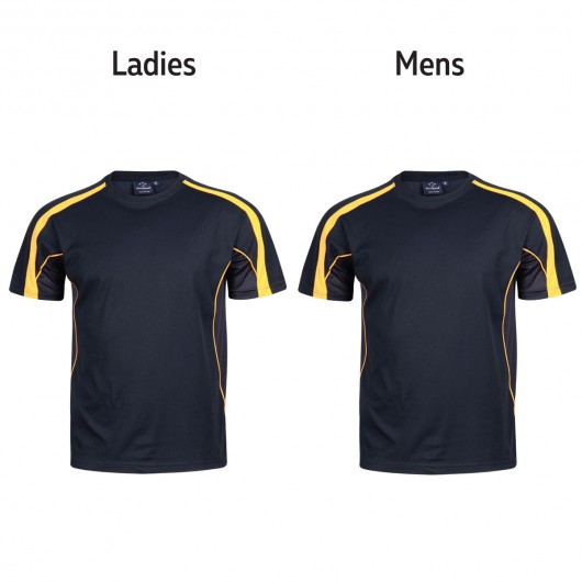 Teammate Tees Navy Gold